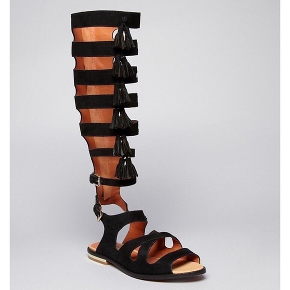 Rebecca Minkoff Summer Tall Gladiator Sandal Black - Picture 2 of 8